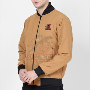 Blouson bomber pour homme en polyester, dernier design, différentes couleurs, vêtements d'extérieur. - Product Image 2