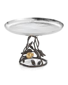 Vintage Look Metal Cupcake Dessert Display <b>Riser</b> With Hammered Design And Mirror Finished For Dessert <b>Table</b> Decor - Product Image 1