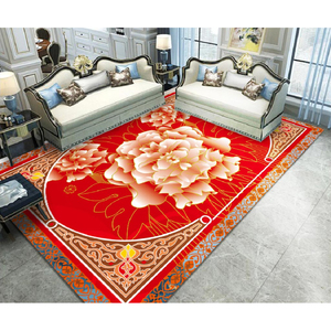 Alfombra Personalizada con Diseño de Tinta Lavable, Base Antideslizante con Puntos, Fácil de Limpiar, Material de Terciopelo Cristal para el Hogar, Impresa - Product Image 2