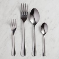 Ensemble de couverts de luxe moderne en acier inoxydable 5 pièces, personnalisé, écologique, poli miroir, avec manche nœud d'amour, pour la vente en gros
