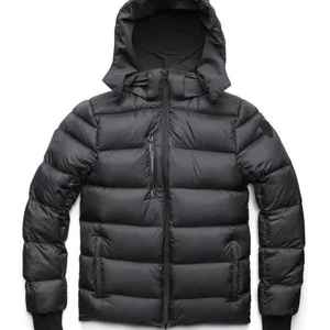 Men's Custom Logo Sublimation Waterproof Winter <b>Jacket</b> Luxury <b>Long</b> <b>Puffer</b> with <b>Hooded</b> Collar Fur Decoration Casual Clothing - Product Image 1
