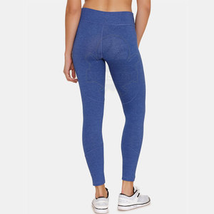 Legging Femme 100% Coton Haute Qualité Respirant Taille Mi-Haute Motif Uni Vêtement de Fitness Fermeture Élastique Personnalisable - Product Image 4