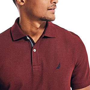 เสื้อโปโลสำหรับผู้ชายเสื้อคอปกกอล์ฟแบบเรียบสำหรับกีฬาและชุดลำลองแบบปัก - Product Image 4