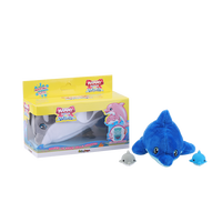 SBABAM dauphin tirer jouet et marcheur personnalisé doux en peluche bébé jouet mignon surprenant mer Animal cadeaux pour les enfants