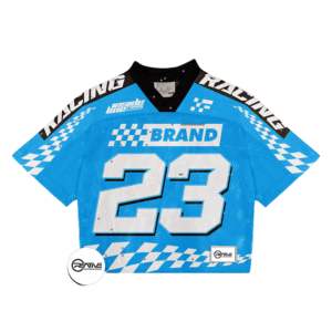 Camisetas deportivas de verano de poliéster 100% personalizadas, camiseta de fútbol americano transpirable de alta calidad, camisetas cortas de punto de talla grande para hombre - Product Image 2