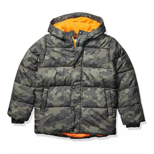 เสื้อพัฟเฟอร์ เสื้อโค้ทพัฟเฟอร์ แบบสั่งทำพิเศษ สำหรับเด็ก ฤดูหนาว |   เสื้อแจ็คเก็ตเด็กผู้ชายแบบมีฮู้ดสำหรับฤดูหนาว - Product Image 3