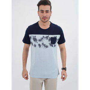 Premium 100% Cotton Worsted T-Shirts for <b>Men</b> 220GSM Heavyweight Letter Pattern Anti-Pilling Custom Logo Silk Screen Printing - Product Image 5