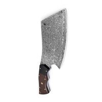 Couteau de chef professionnel fait à la main, acier à haute teneur en carbone, hachoir à viande et légumes, couteaux de cuisine personnalisés