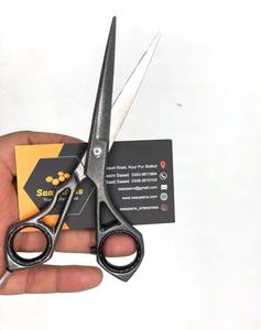 Ciseaux de coiffeur de toilettage professionnels en acier inoxydable avec lame droite et pointe pointue pour la coiffure droitière - Product Image 3