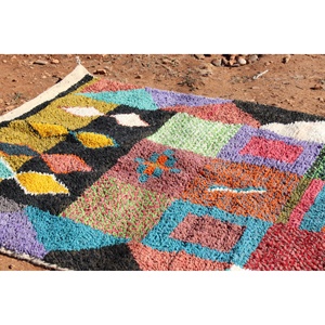 Alfombra de lana colorida abstracta bereber - Product Image 5