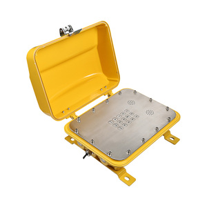 Téléphone industriel robuste mains libres avec clavier, résistant aux intempéries IP67, appel d'urgence SOS - Product Image 1