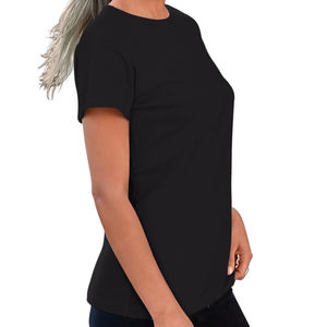 Camiseta de manga corta informal Unisex lisa con estampado de verano de buena calidad para mujer, camiseta de talla grande, Camiseta deportiva para mujer - Product Image 3