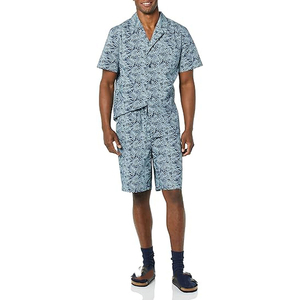 Nouvelle arrivée ensemble court personnalisé pour hommes vente en gros vêtements de rue d'été ensemble court deux pièces taille d'impulsion hommes ensembles courts - Product Image 4