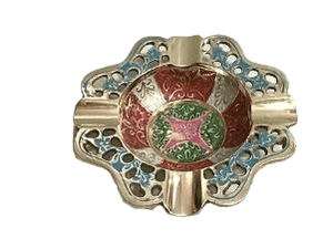 Cenicero moderno de acero inoxidable más vendido, Cenicero de cigarrillos decorativo de Material de madera de uso doméstico de diseño plateado redondo de alta calidad - Product Image 2