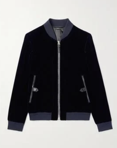 แจ็คเก็ตบอมเบอร์มีฮู้ดสีเขียวแบบสั่งทำด้านหน้าปักด้วยผ้าขนสัตว์กำมะหยี่กันน้ำและใส่กลับด้านได้ - Product Image 5