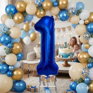 Globo de Helio Azul Oscuro de 1M Modelo 50216 para Fiestas, Amor para el Día de la Madre, Graduación, Año Nuevo Chino, Halloween y Otros Eventos - Product Image 6