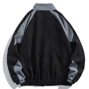 Nouveau design coupe-vent personnalisé pour extérieur, imperméable, veste à demi fermeture éclair avec capuche en polyester et nylon, veste de moto randonnée décontractée pour hommes - Product Image 4