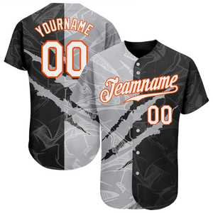 Jersey de béisbol sublimado al mejor precio de diseño Simple profesional, impresiones personalizadas, nombre del equipo con logotipo personalizado - Product Image 4