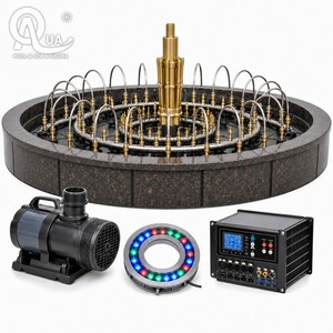 Transformez votre paysage avec la fontaine de piscine moderne en acier inoxydable de Water Crown. - Product Image 3