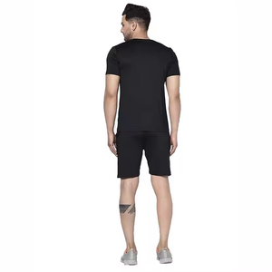 TN Ensembles de t-shirts et shorts respirants pour l'été avec tissu épais et doux personnalisés pour hommes vente en gros - Product Image 2