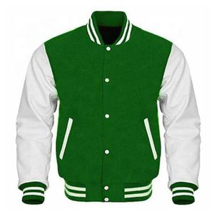 Chaqueta de Béisbol Varsity Personalizada, Invierno, 100% Lana, Parche Bordado en Chenilla, Unisex, Cuello Alto, Lisa - Product Image 1
