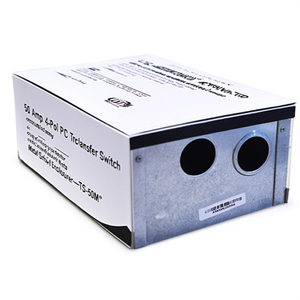 Interruptor de Transferencia de 50 Amperios y 4 Polos para PC, Carcasa Metálica-TS-50M - Product Image 2
