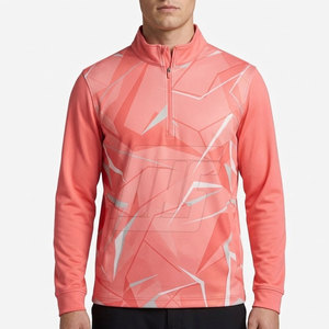 Professional <b>Men</b> Quarter Zip Training <b>Pullover</b> Breathable Long Sleeve Running Sports Fitness Gym Outdoor Performance <b>Jacket</b> - Product Image 3