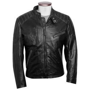 Veste en cuir d'agneau véritable de haute qualité pour hommes, style pakistanais, très vendue, avec décoration en fourrure, personnalisable, imperméable, grandes tailles, collection printemps - Product Image 1