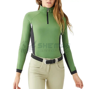 Camiseta Térmica de Compresión para Mujer, para Montar a Caballo, Transpirable, Profesional, Garantiza una Calidez, Flexibilidad y Comodidad Excepcionales - Product Image 1