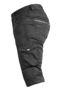 Men High Quality Customized Colors Grey Cotton Slim Fit Cargo Shorts <b>Mid</b> Waist Casual Style Drawstring Closure Breathable Quick - Product Image 6