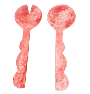 Cuillère à salade en résine personnalisée pour mariage, couverts de style indien, qualité supérieure moderne, fabriqué en Inde - Product Image 1