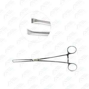 Instruments chirurgicaux Allis Tissue Forceps Spay Pack Pinces chirurgicales Forceps 4x5 Dents Instrument médical en acier inoxydable - Product Image 1