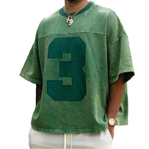 Men's Cropped <b>T</b> <b>Shirt</b> Heavyweight Oversized Custom Tshirt Printing Logo Boxy Fit Crop Blank Cotton Streetwear <b>T</b> <b>Shirt</b> for Men - Product Image 1