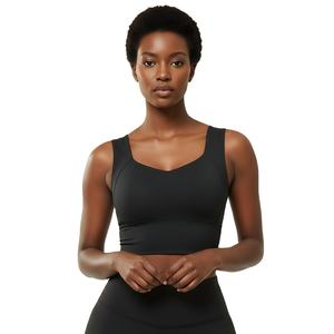 Soutien-gorge de sport extensible à col en V pour femme, soutien-gorge de yoga léger et respirant à dos profond pour femme - Product Image 5