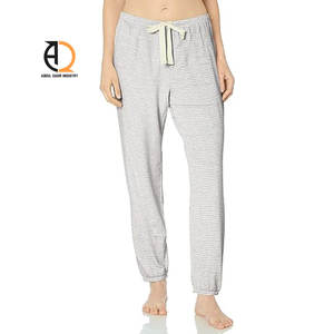 Pantalons de survêtement pour femmes, taille haute, personnalisés, automne, motif uni, pantalons de jogging, taille élastique, ample - Product Image 1