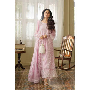 Conjunto de Traje Bordado de Lujo para Mujer Azure Ensembles TC-1643 Wisteria - Product Image 1