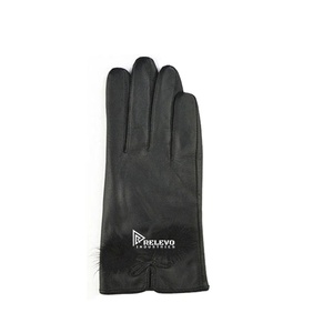 Guantes de Trabajo de Cuero sin Dedos, Guantes de Conducción de Medio Dedo, Guantes Transpirables con Agarre Suave para Motocicleta, Gimnasio y Uso al Aire Libre - Product Image 4
