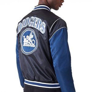 Wholesale Custom Best Quality Streetwear Men College Satin Varsity <b>Jacket</b> <b>Waterproof</b> Eco-Friendly Thick <b>Winter</b> - Product Image 2