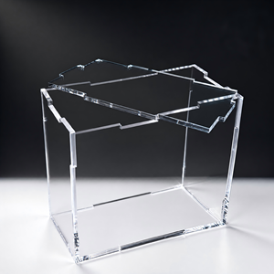 Vitrine en acrylique Jinda Press Fit, épaisseur 5 mm, légère, portable, montage facile, boîte de collection TCG, sans colle, emballage plat, manuel d'assemblage - Product Image 2