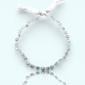 Pulsera de Cadena de Plata de Ley con Dije Redondo de Ópalo, Chapada en Plata, Moderna, para Regalo de Boda o Fiesta para Mujer - Product Image 1