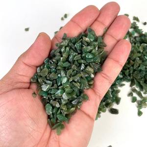 GREENJADE 5MM-14MM CHIPS CRISTAL Style Feng Shui Green Jade Chips for Decoration Exported by MUNTAHA AGATE EXPORTS - Product Image 4