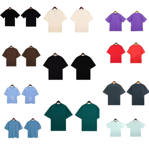 Camiseta Personalizada de Alta Calidad para Hombre, Cuello Redondo, Talla Grande, 100% Algodón, Peso Pesado (180g), Corte Regular, Lujosa, Antiarrugas, Secado Rápido, Transpirable - Product Image 6