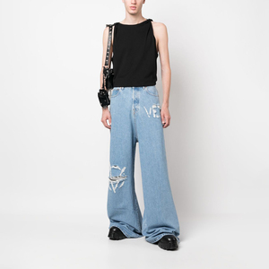 Übergroße Plus Size Herren Jeans Loose Baggy Jeans Herren Streetwear Jeans hose Hose Hochwertige Made in <span class=keywords><strong>Pakistan</strong></span>
