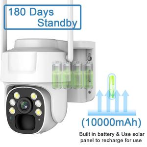 Câmera de Segurança Cctv PTZ <span class=keywords><strong>IP</strong></span> 4g Externa 4k 5mp Com Bateria Solar Visão Noturna Energia Sem Fio Wifi e Cartão Sim - Product Image 2