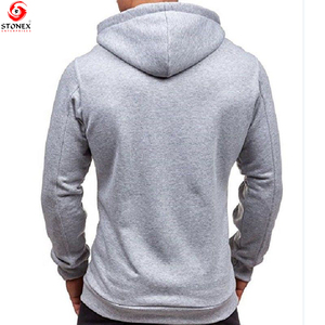 Vente en gros d'usine Sweat-shirt à capuche avec fermeture éclair complète personnalisé Sweat-shirt Slim Fit à manches longues Sweat-shirt à capuche de fitness - Product Image 2