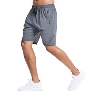 Pantalones cortos informales de verano de alta calidad para hombre, diseño de malla transpirable, logotipo holgado, estampado, suave, para correr, Fitness, liso, teñido, sólido - Product Image 1