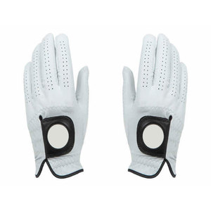 Gant de golf en cuir blanc de qualité supérieure Douceur supérieure avec adhérence exceptionnelle et résistance à l'humidité pour une utilisation sportive sur les mains - Product Image 6