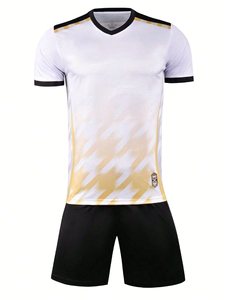 LIMOS SPORTS France Nouveau Design Maillots de Football Personnalisés pour Hommes Adultes de Qualité Supérieure Respirants 100% Polyester Manches Courtes Vente en Gros - Product Image 4