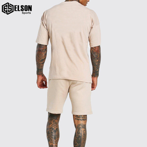 Ensemble Veste Courte Coupe-Vent Brodée Personnalisée Cargo Zip Up Nylon Polyester Streetwear Hommes Ensemble de Veste Courte Coupe-Vent - Product Image 4