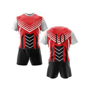 Nouveaux ensembles de vêtements de sport 2023, uniformes de rugby personnalisables, maillot et short respirants, antibactériens, à séchage rapide, logo par sublimation, taille - Product Image 2